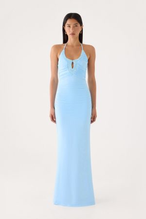 Aminata Maxi Dress - Blue