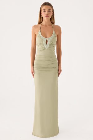 Aminata Maxi Dress - Sage