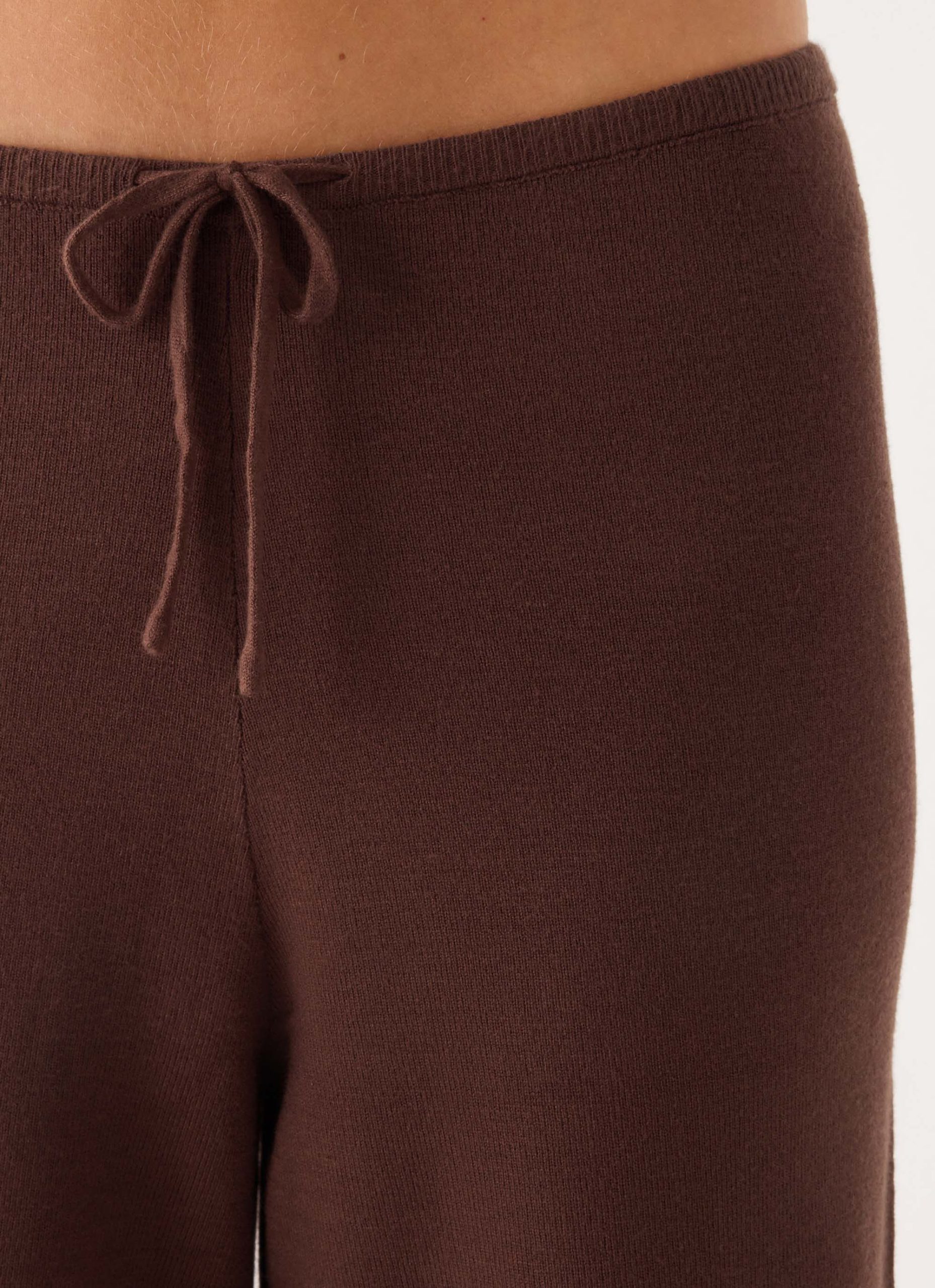 Aviara Knit Low Rise Pant - Chocolate - Image 5