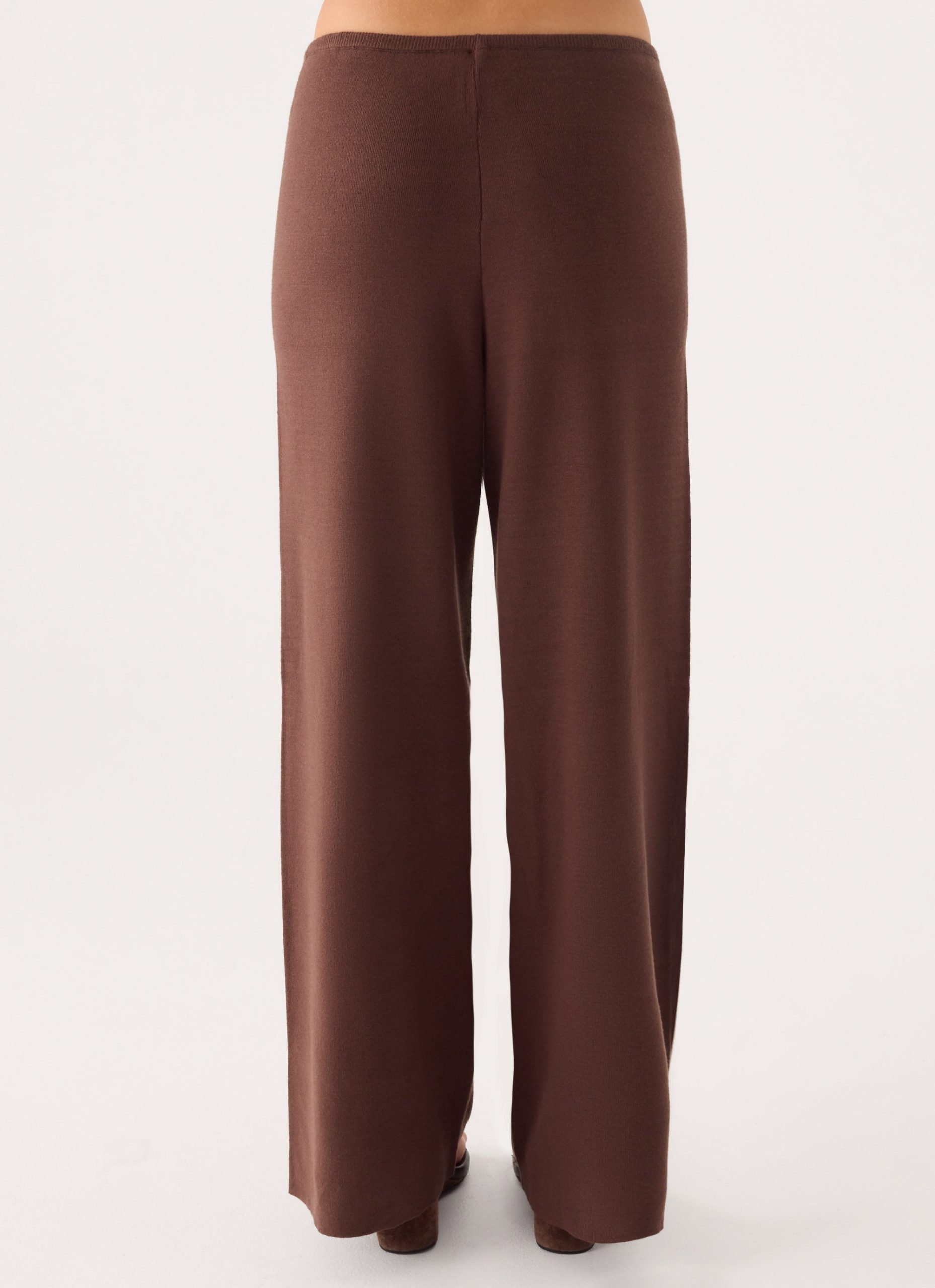 Aviara Knit Low Rise Pant - Chocolate - Image 4