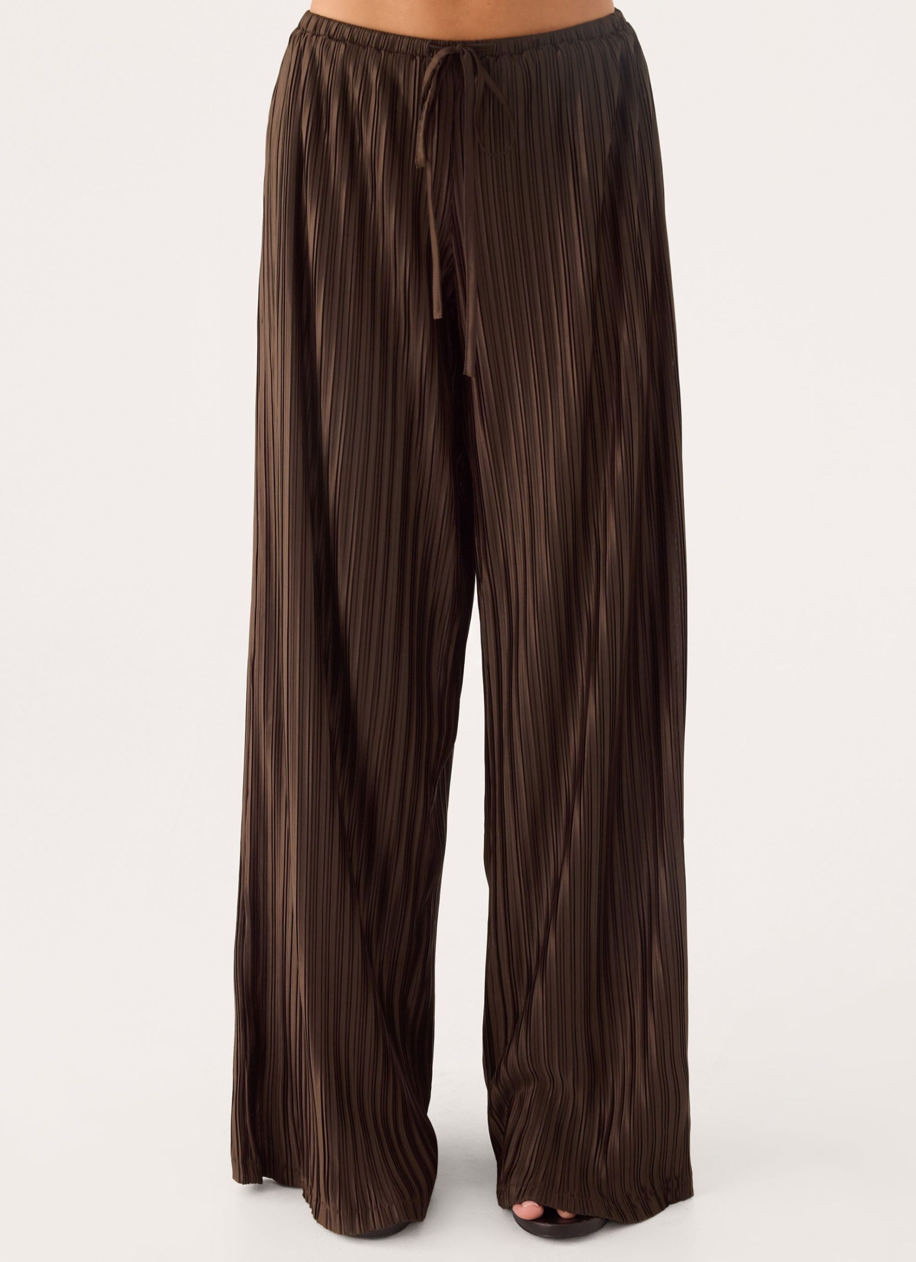 Darlow Low Rise Pants - Chocolate - Image 2