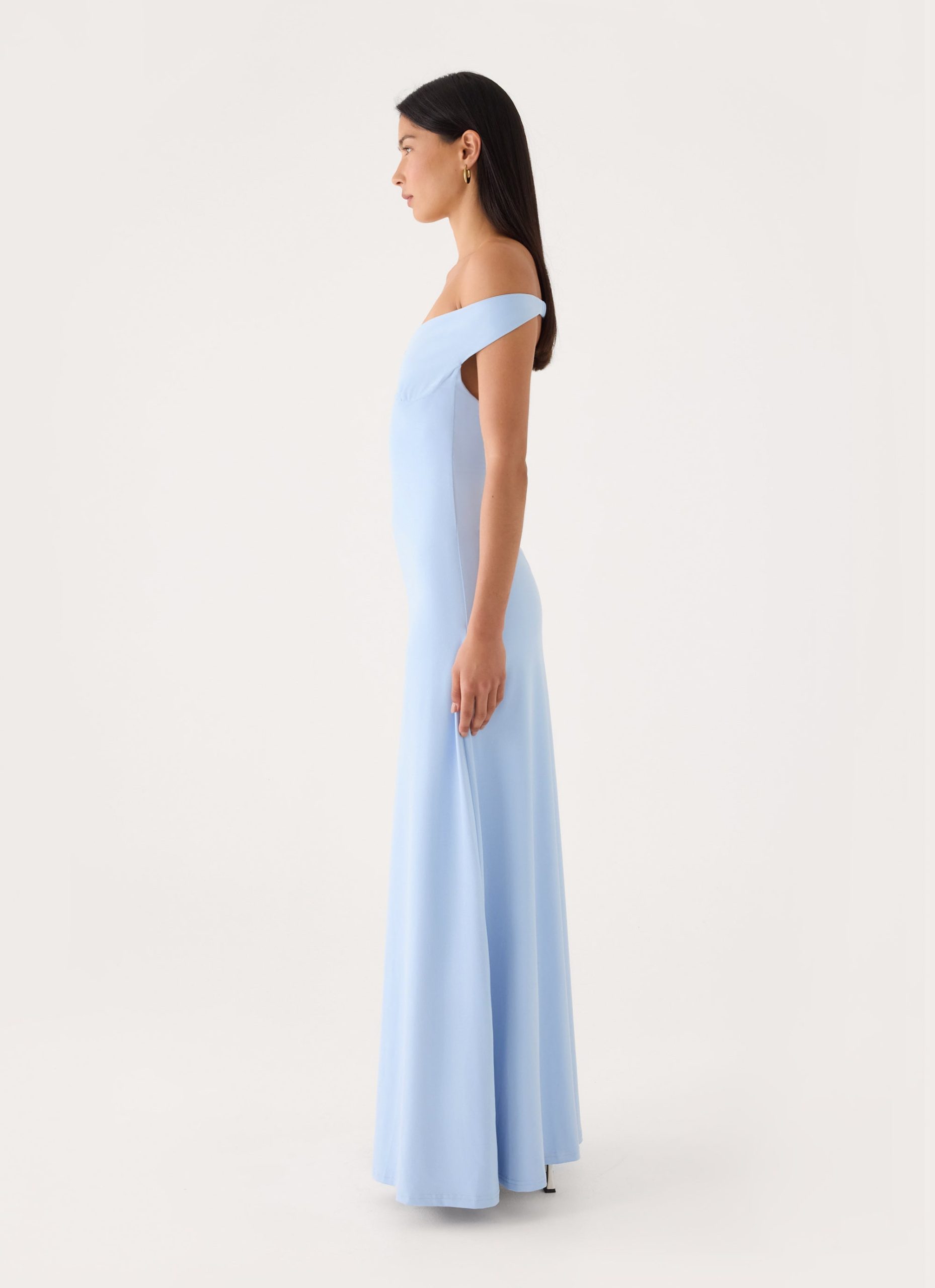 Diranda Off Shoulder Maxi Dress - Blue - Image 2