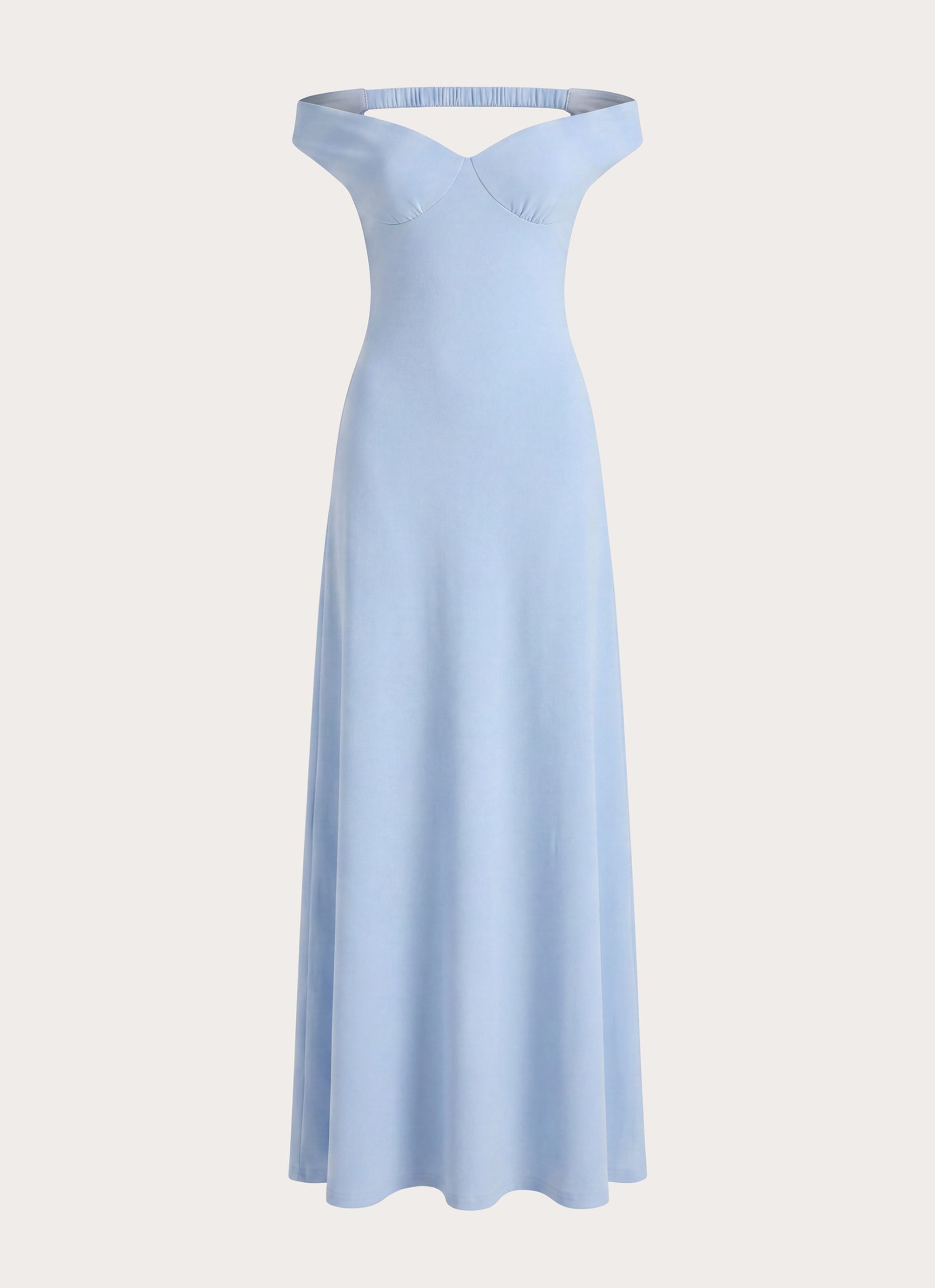 Diranda Off Shoulder Maxi Dress - Blue - Image 8