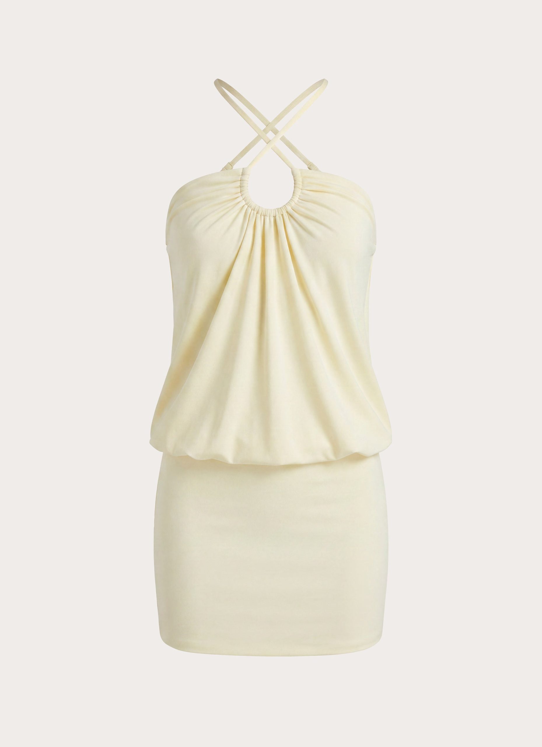 Etta Halter Mini Dress - Yellow - Image 8