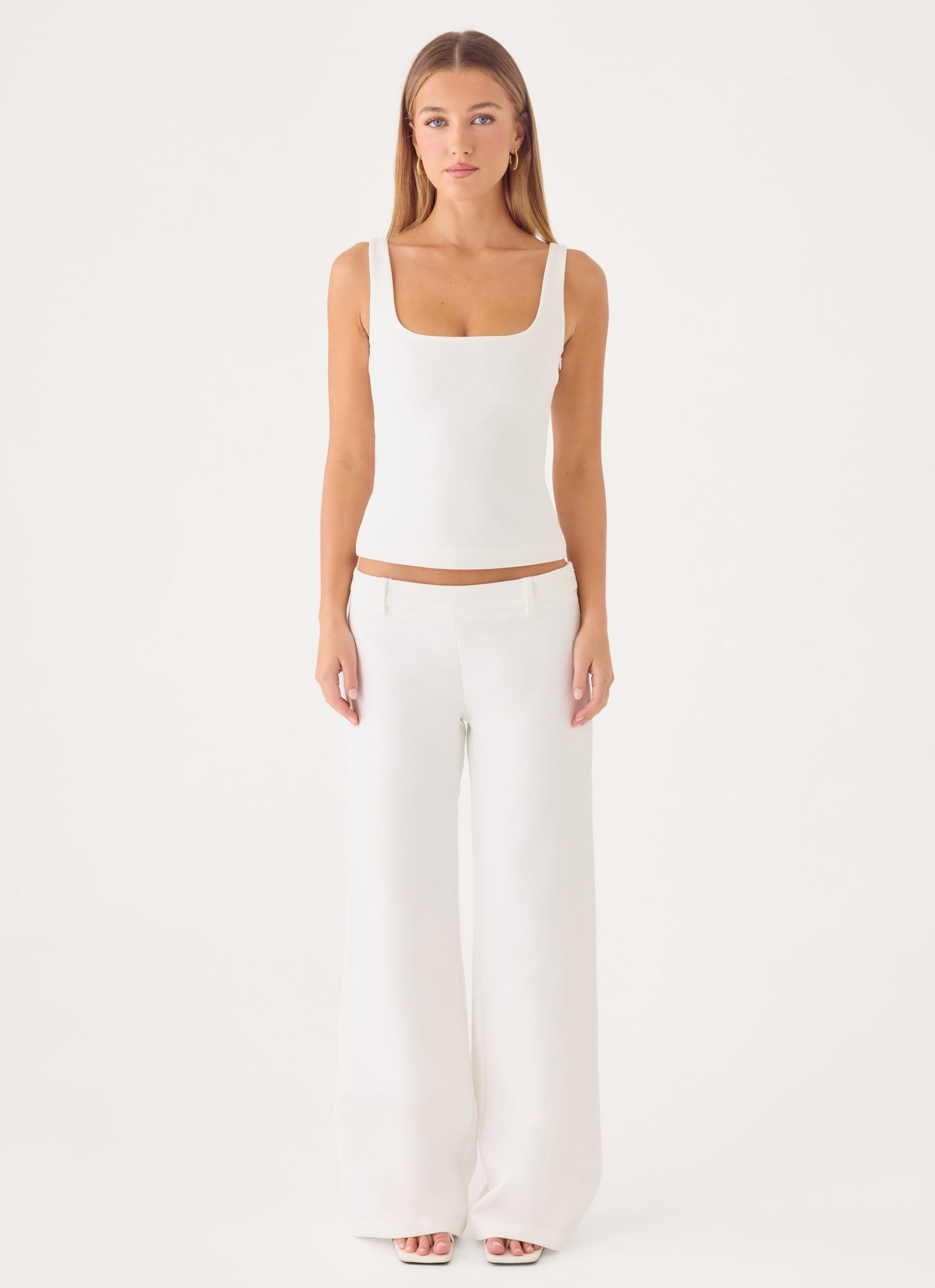 Hot As Ice Low Rise Pants - White - Image 2
