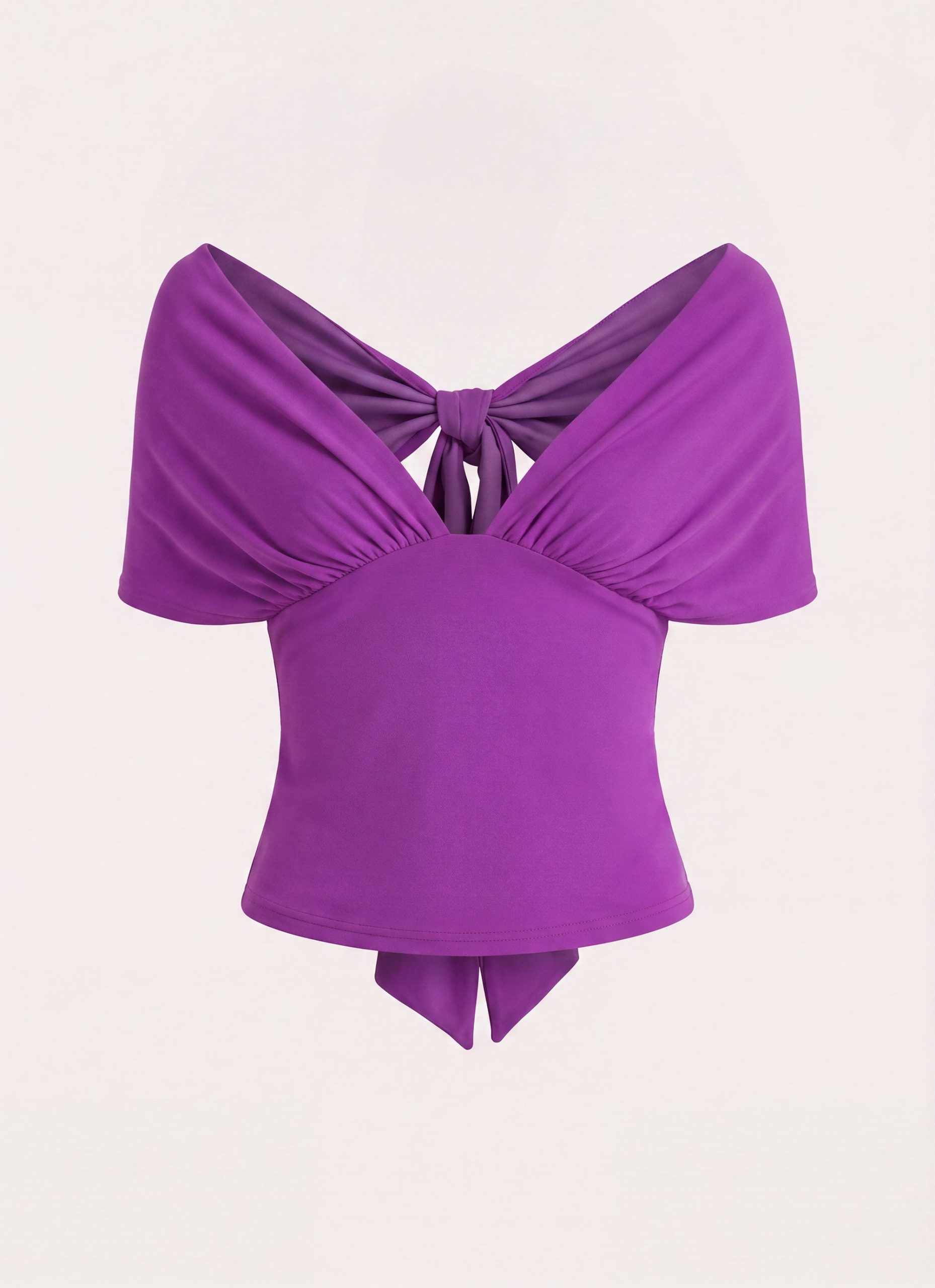 Nakeela Off Shoulder Top - Purple - Image 8