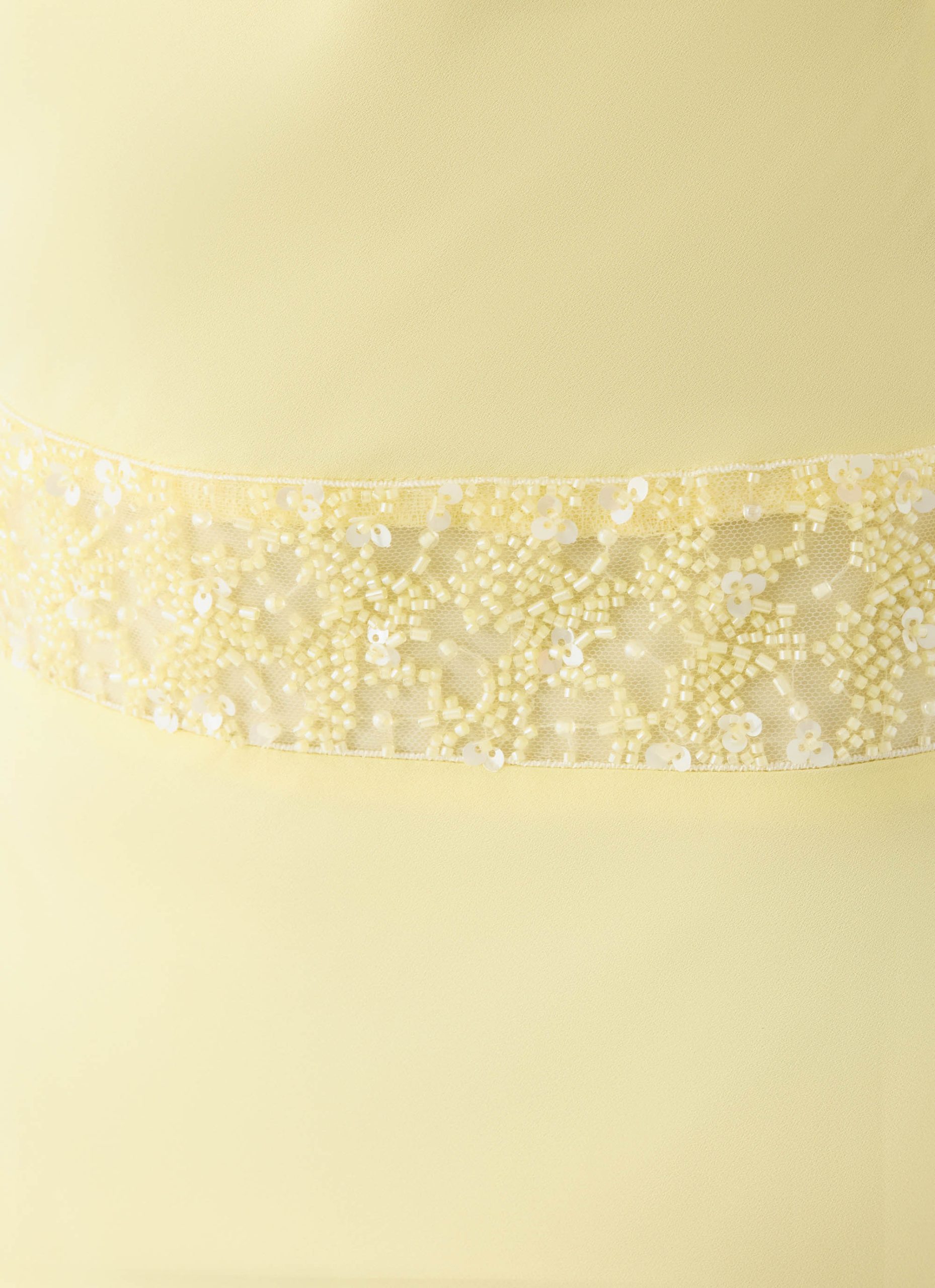 Oria Halter Maxi Dress - Yellow - Image 7