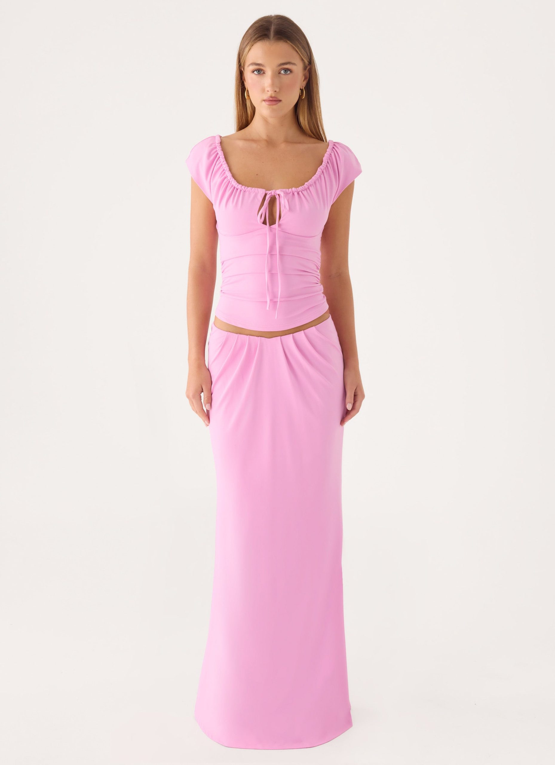 Small Moments Cap Sleeve Top - Pink - Image 5