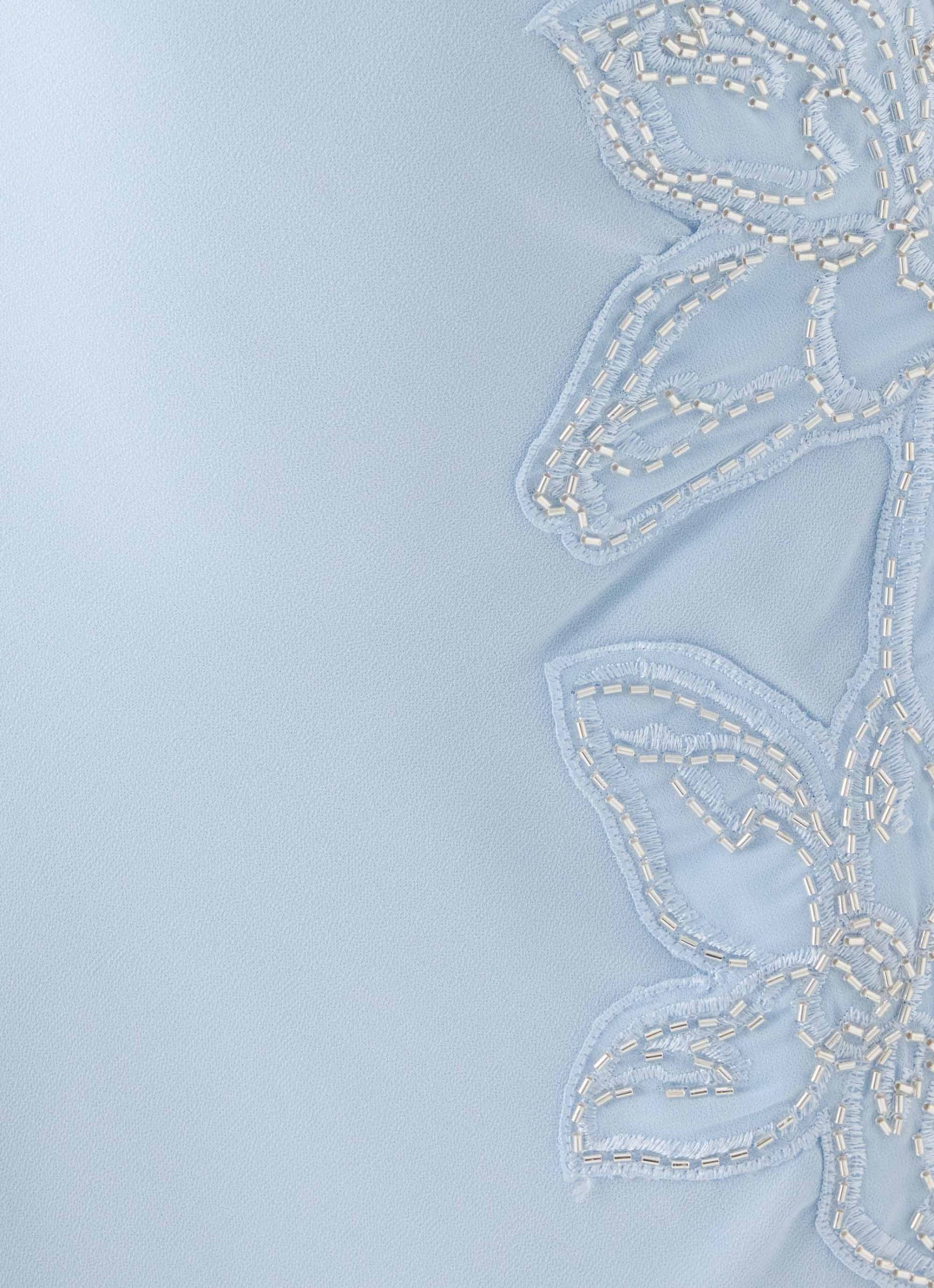 Valeska Beaded Midi Dress - Blue - Image 7