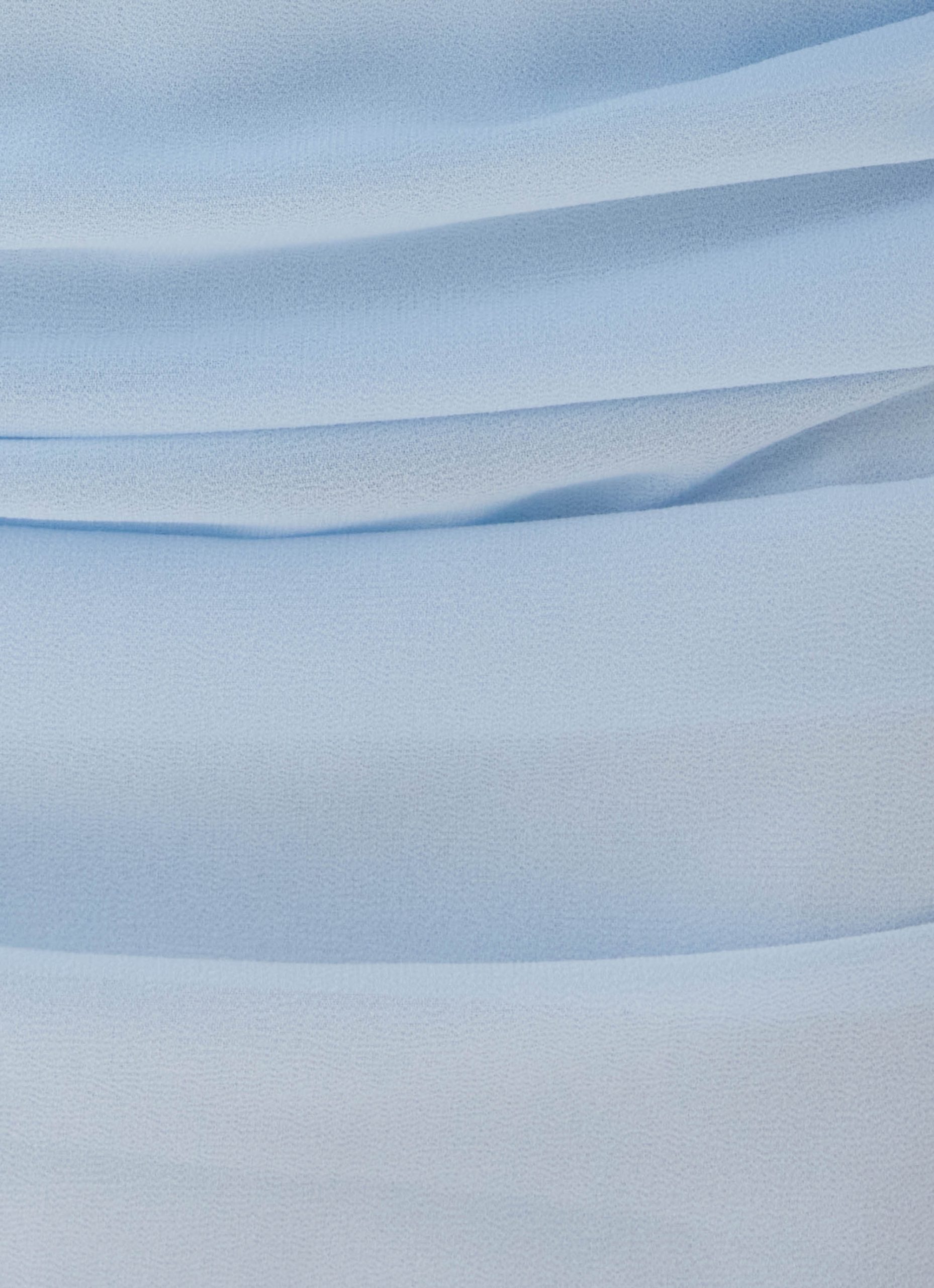 Verbina Scarf Mini Dress - Blue - Image 7