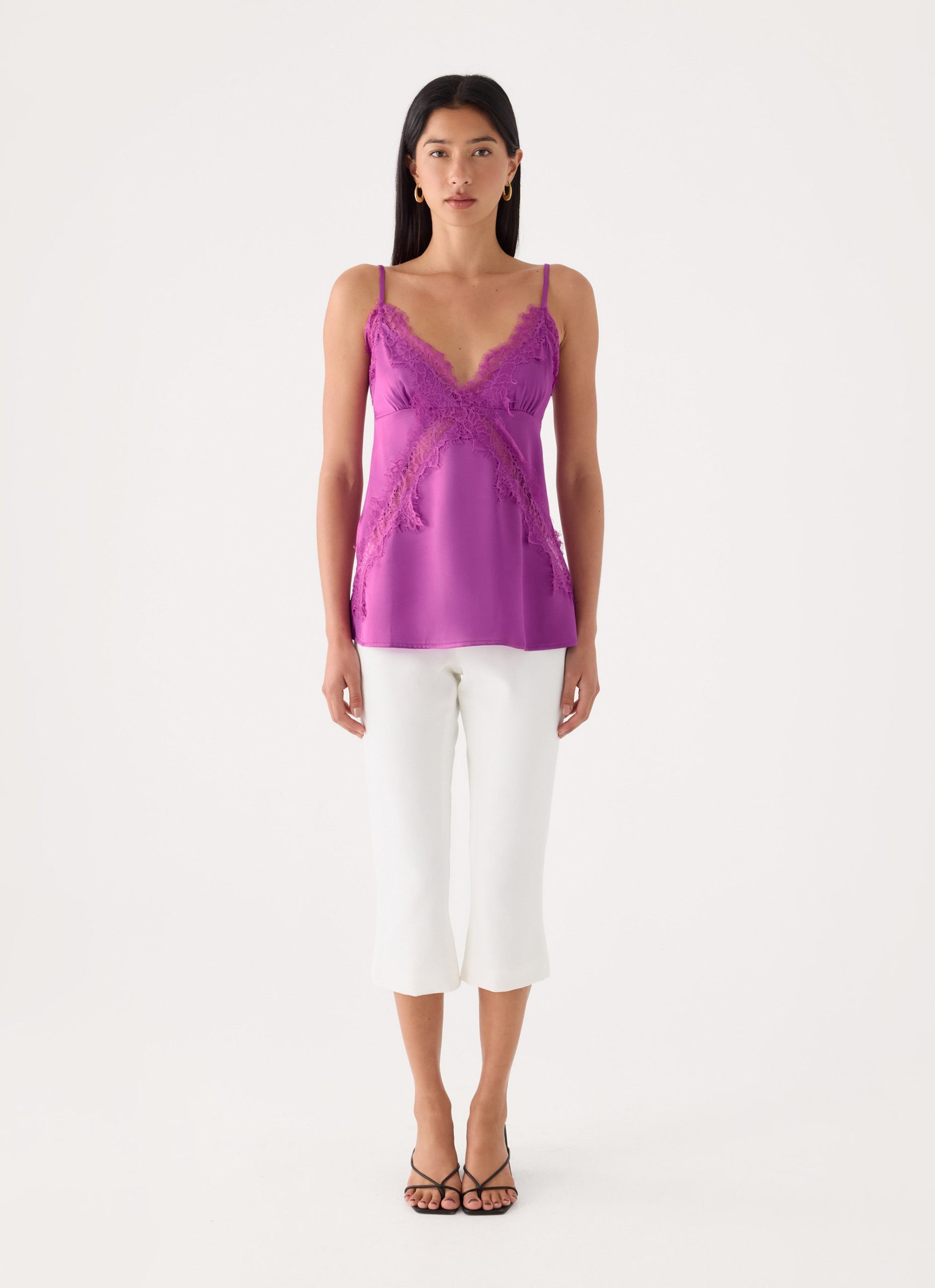 Winona Night Cami Top - Purple - Image 5