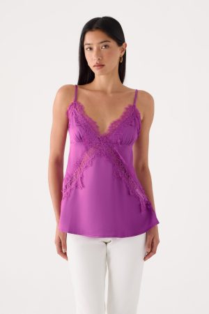 Winona Night Cami Top - Purple