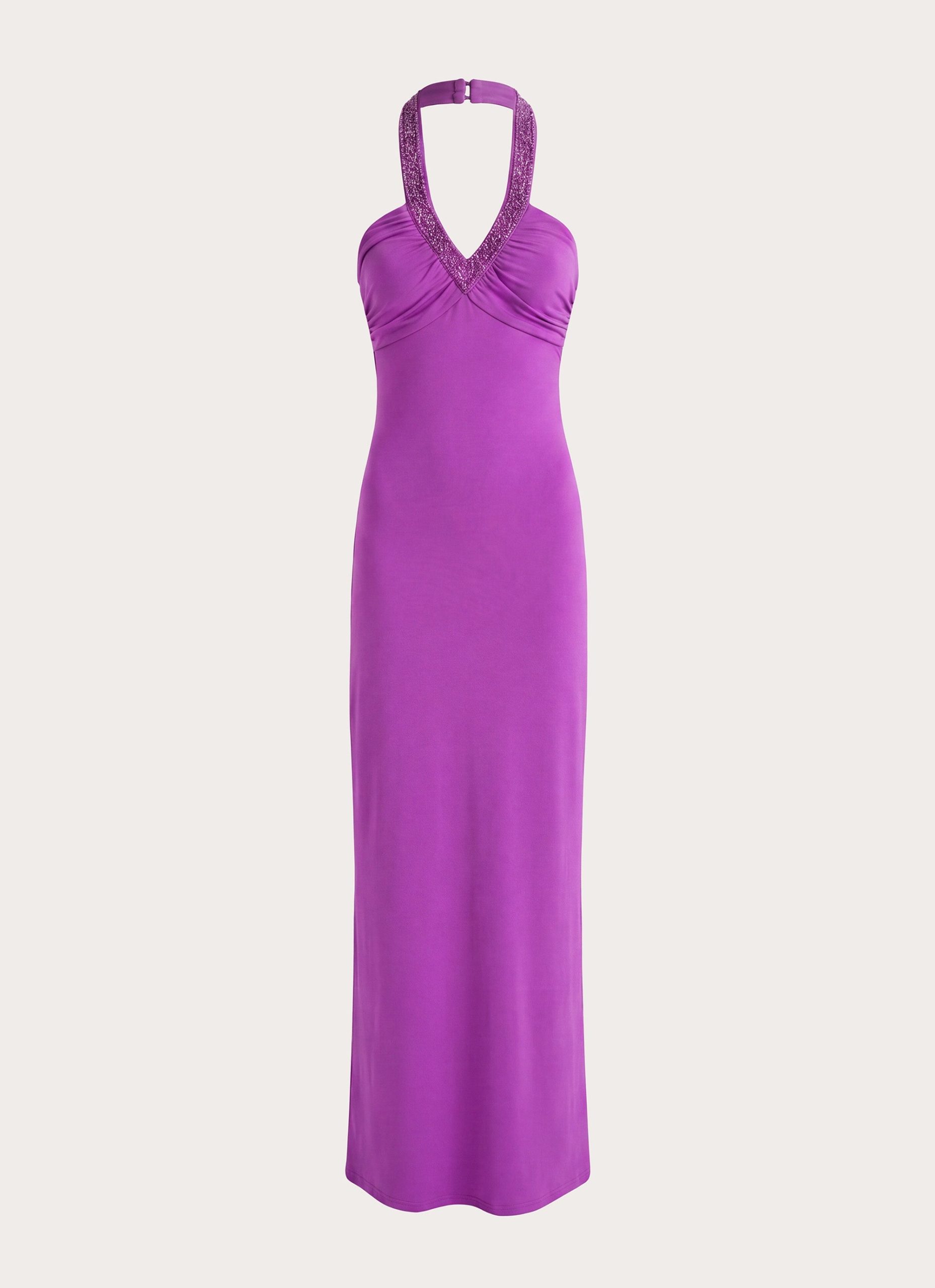 Yamila Beaded Strap Maxi Dress - Purple - Image 7