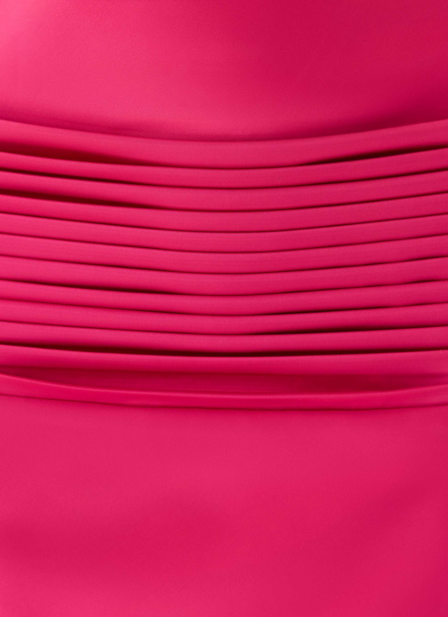 Zarita Halter Maxi Dress - Fuchsia - Image 7