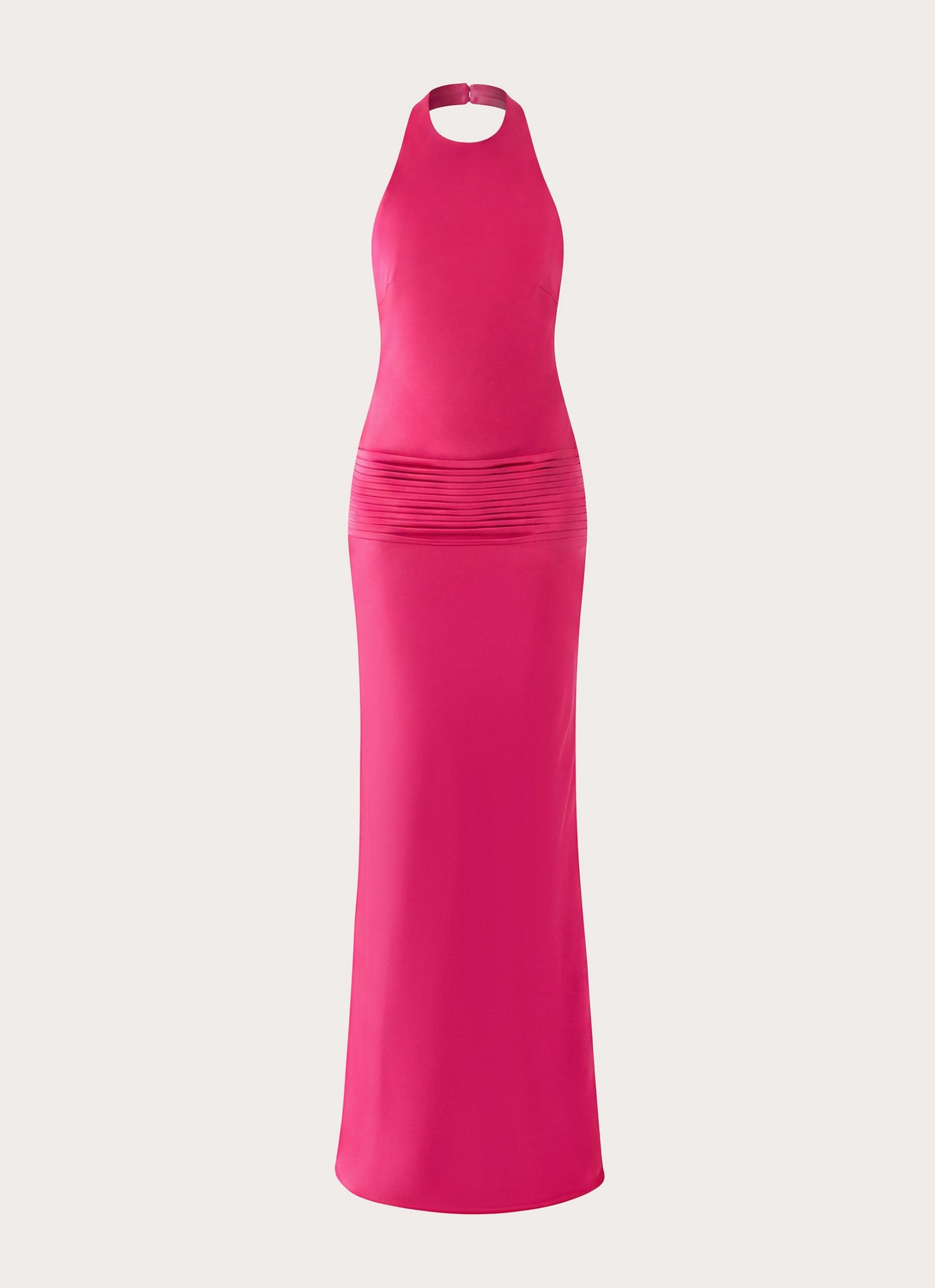 Zarita Halter Maxi Dress - Fuchsia - Image 8
